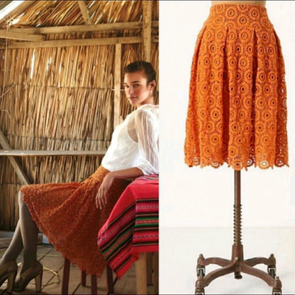 Anthropologie Moulinette Soeurs Lace Tuberose